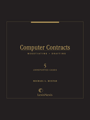 cover image of Computer Contracts